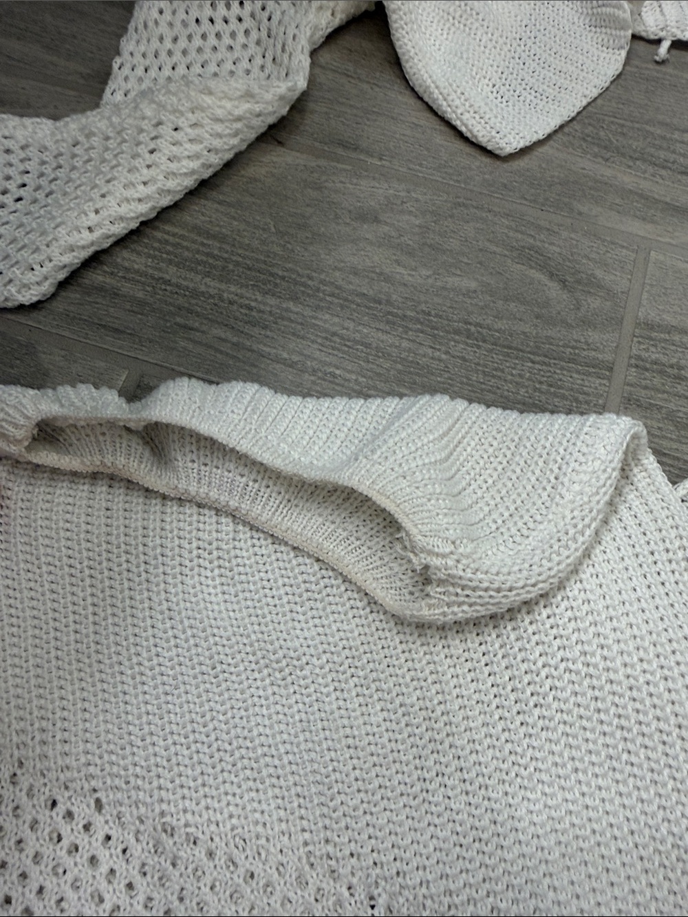 Cream Knit Two-Piece Set - Picture 4 of 6